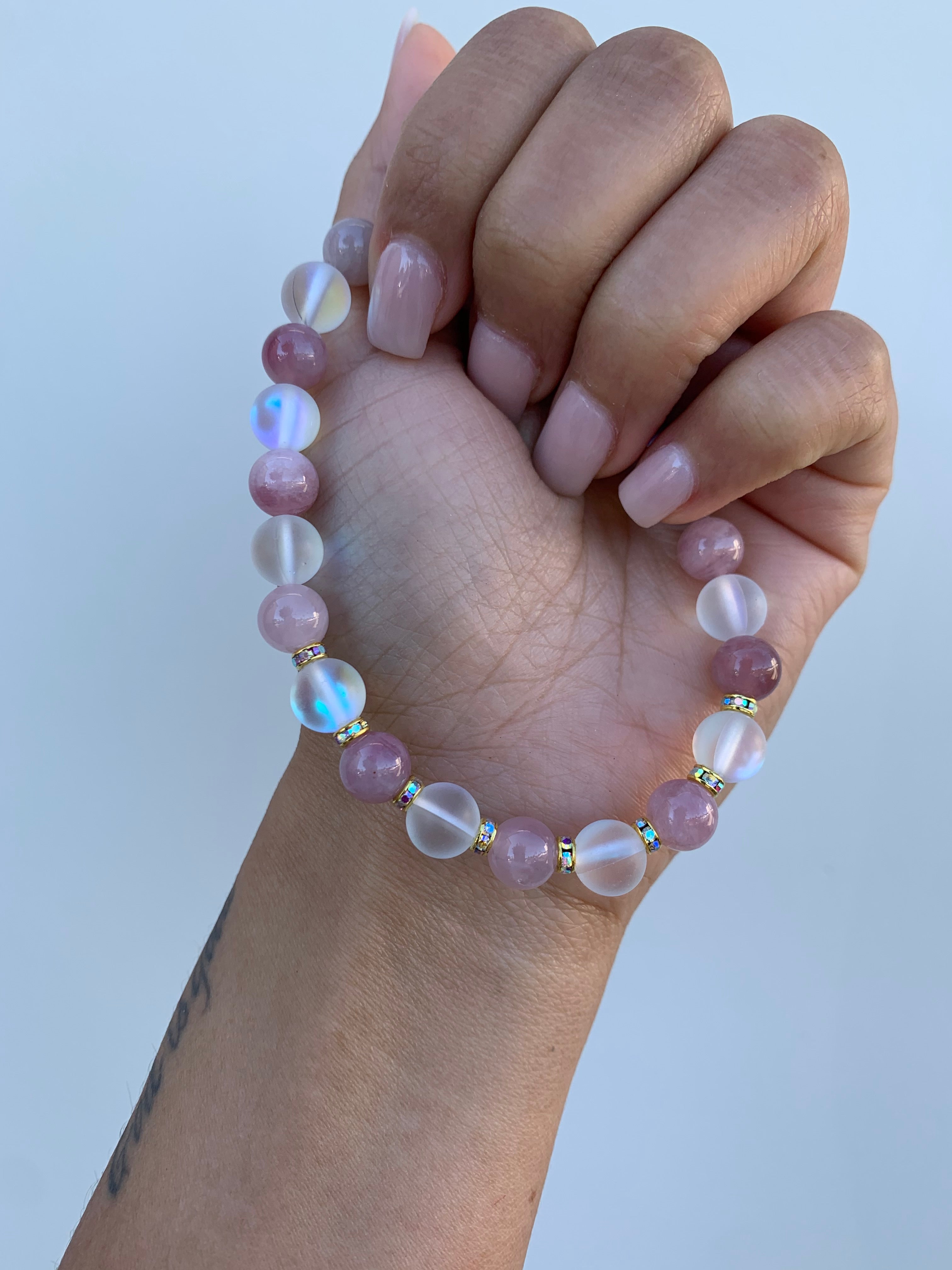 Aura Madagascar Rose Quartz Bracelet