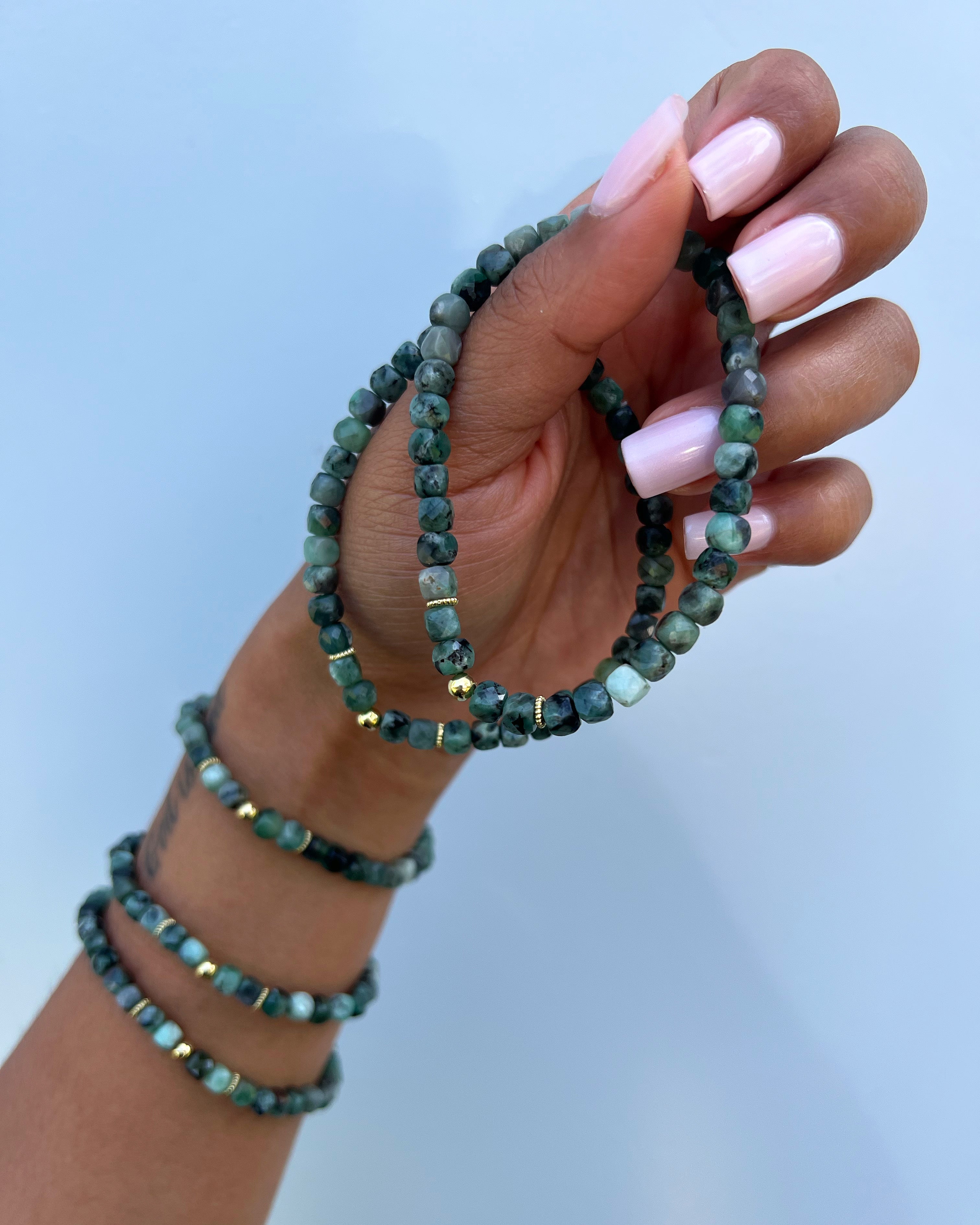 Natural Emerald Bracelet