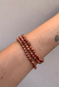 Goldstone Dainty Bracelet